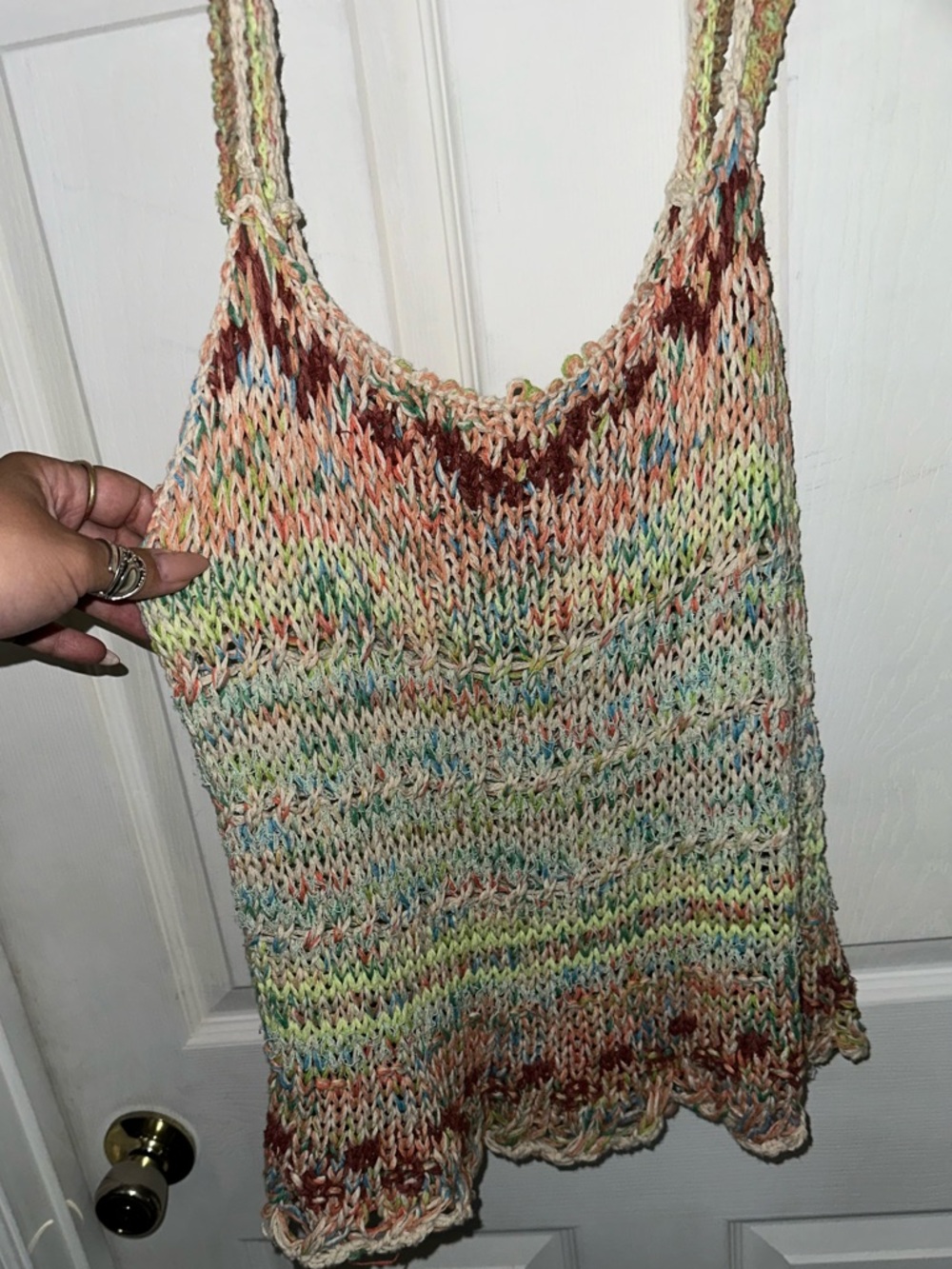 Free People Multicolor Knit Women's Top - Picture 11 of 13